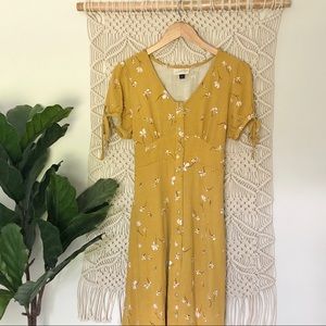 Universal Thread Mustard Floral Dress